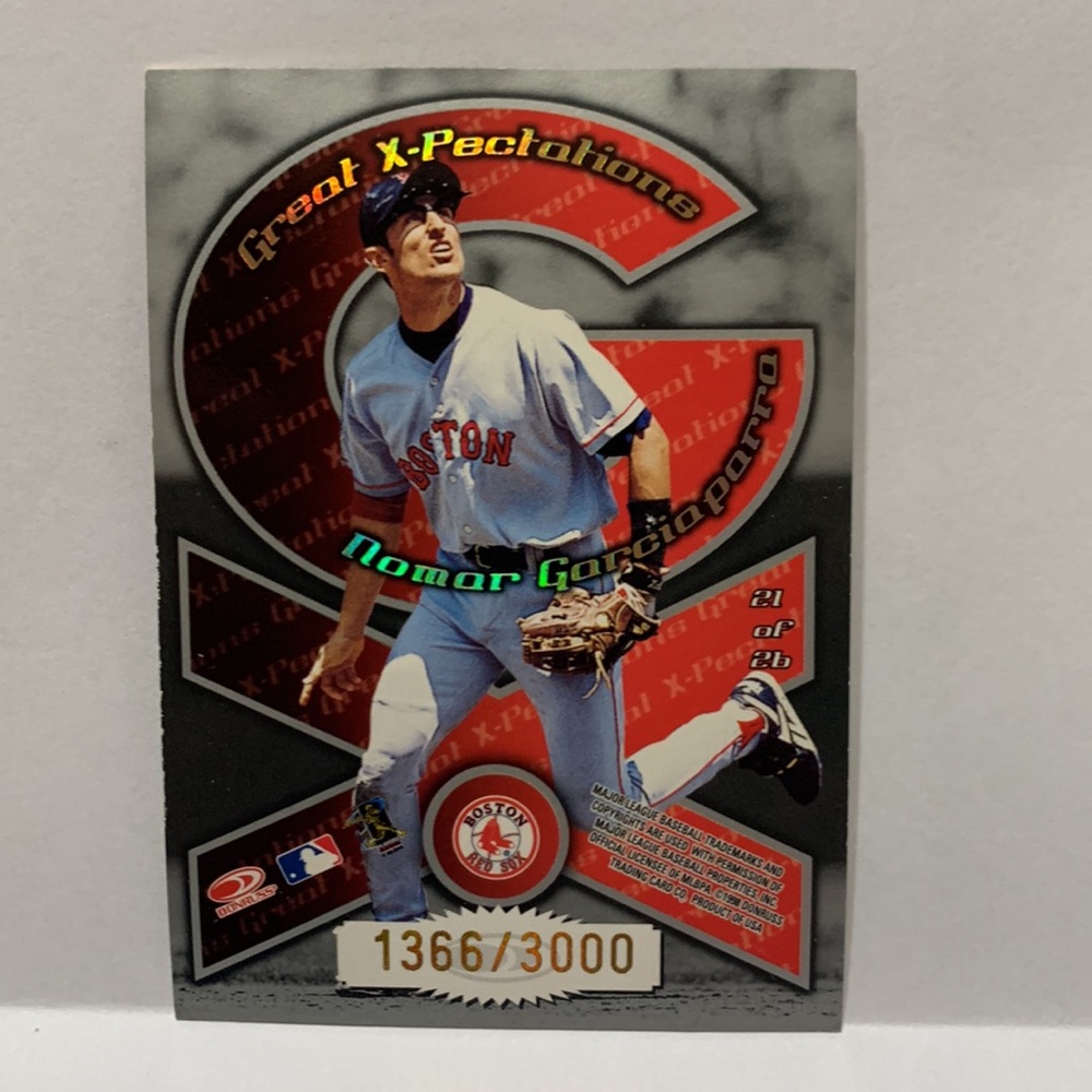 1998 Donruss Preferred Great X-Pectations #21 Jeter/Garciaparra 1366/3000 (001) - Picture 2 of 3